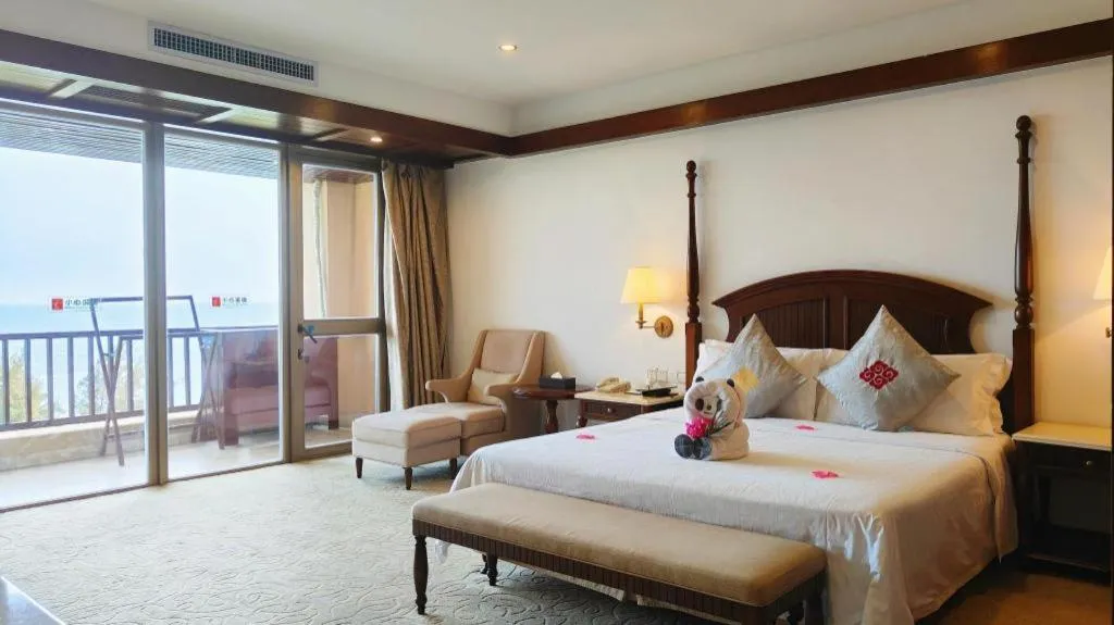 Bed in Timton Fuhe Hotel Sanya