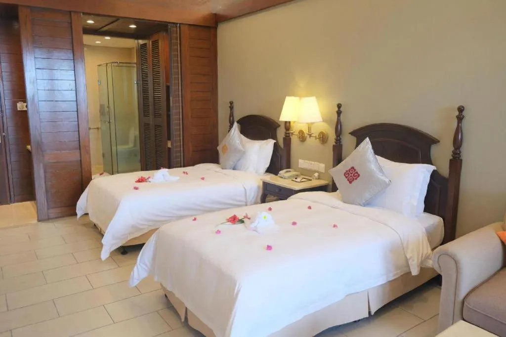 Bed in Timton Fuhe Hotel Sanya