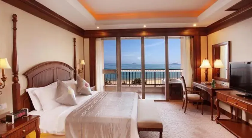 Bed in Timton Fuhe Hotel Sanya Bed in Timton Fuhe Hotel Sanya