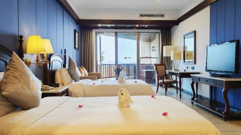 Bed in Timton Fuhe Hotel Sanya