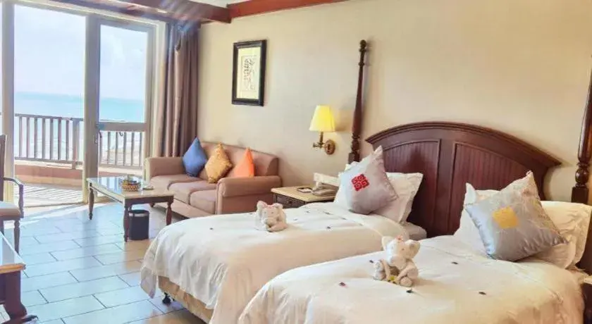 Bed in Timton Fuhe Hotel Sanya Bed in Timton Fuhe Hotel Sanya