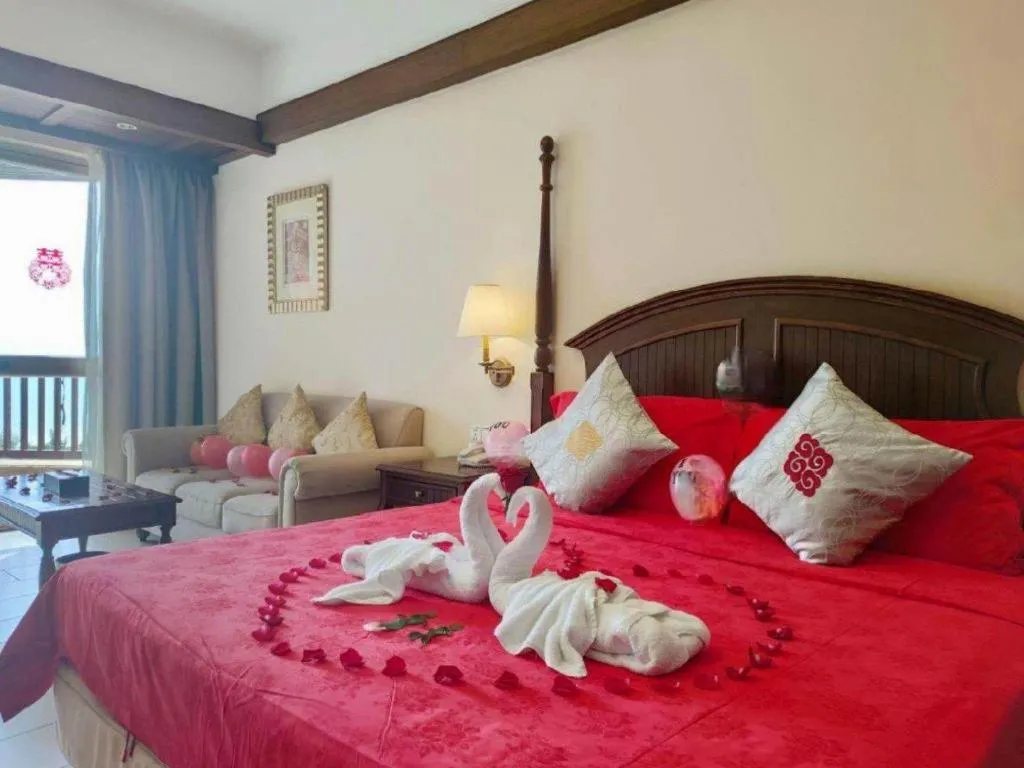 Bed in Timton Fuhe Hotel Sanya