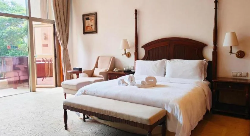 Bed in Timton Fuhe Hotel Sanya