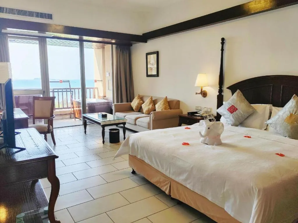 Bed in Timton Fuhe Hotel Sanya