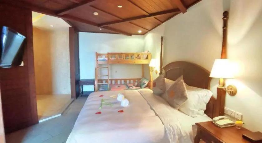 Bed in Timton Fuhe Hotel Sanya