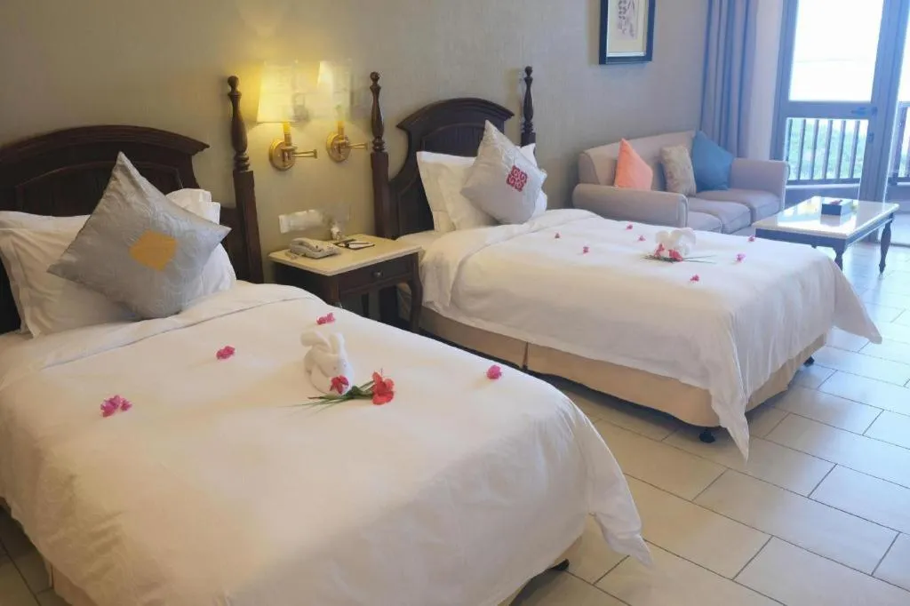 Bed in Timton Fuhe Hotel Sanya