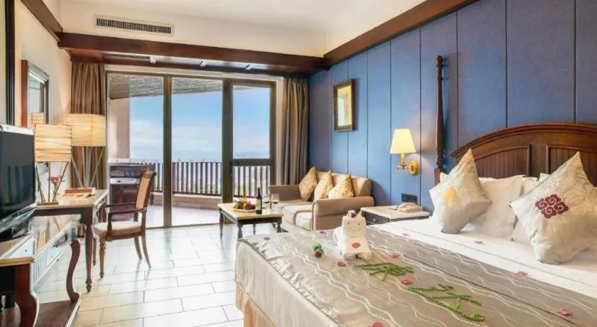 Bed in Timton Fuhe Hotel Sanya