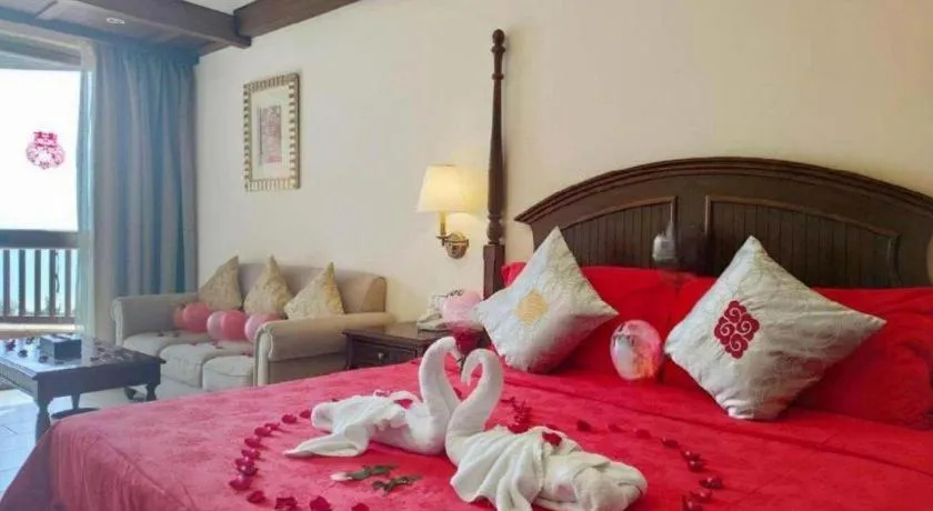 Bed in Timton Fuhe Hotel Sanya