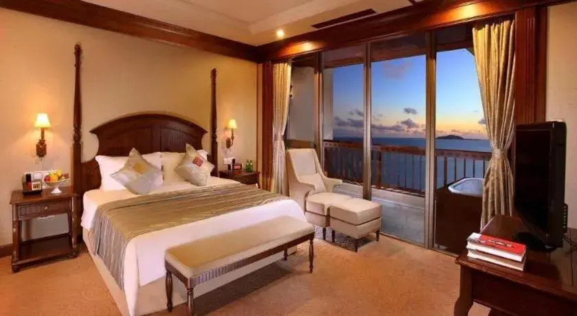 Bed in Timton Fuhe Hotel Sanya Bed in Timton Fuhe Hotel Sanya