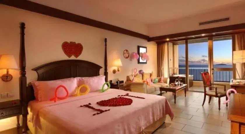 Bed in Timton Fuhe Hotel Sanya Bed in Timton Fuhe Hotel Sanya