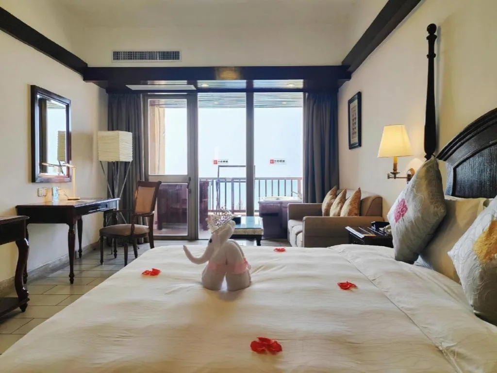 Bed in Timton Fuhe Hotel Sanya