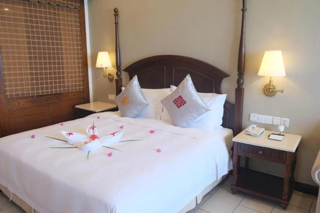 Bed in Timton Fuhe Hotel Sanya