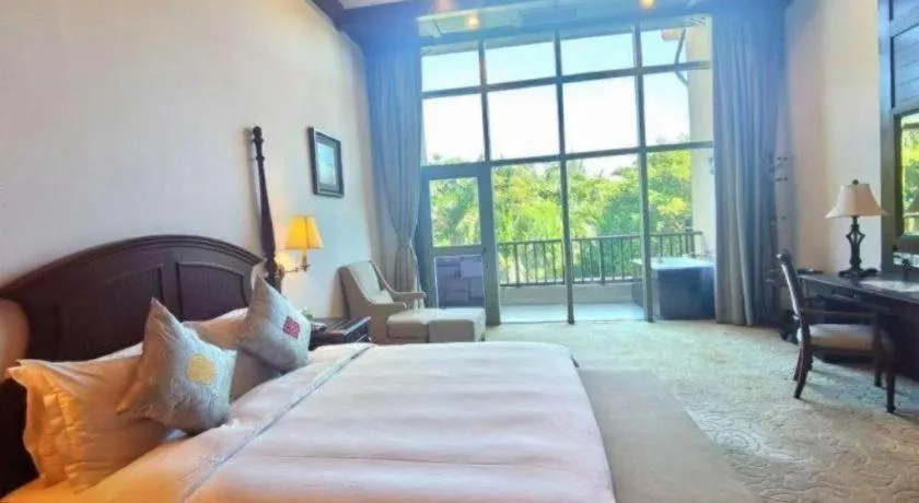 Bed in Timton Fuhe Hotel Sanya