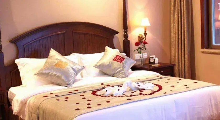 Bed in Timton Fuhe Hotel Sanya Bed in Timton Fuhe Hotel Sanya