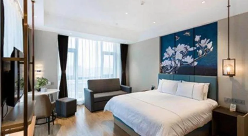 Bed in Jinjiang Inn Chengdu Kuanzhai Alley Jinxianqiao