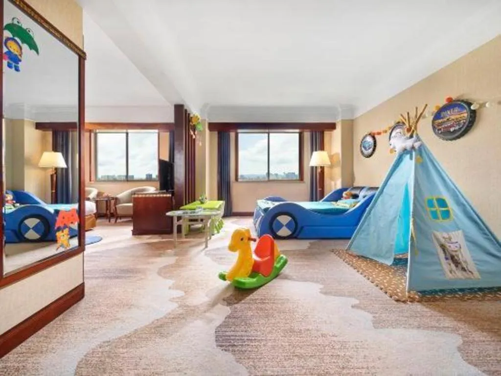 Bed in New Century Hotel Taizhou