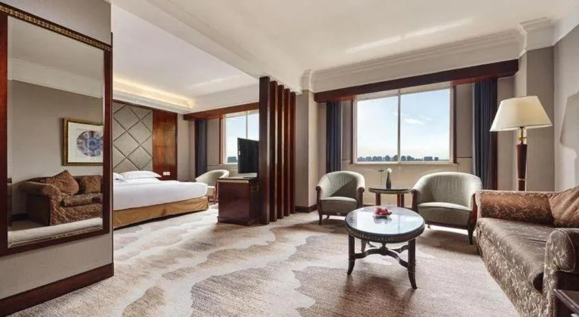 Bed in New Century Hotel Taizhou