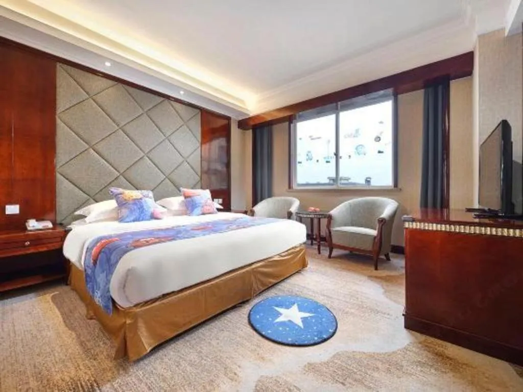 Bed in New Century Hotel Taizhou