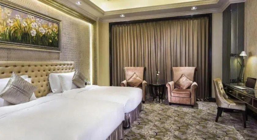 Bed in Chateau StarRiver Guangzhou Peninsula