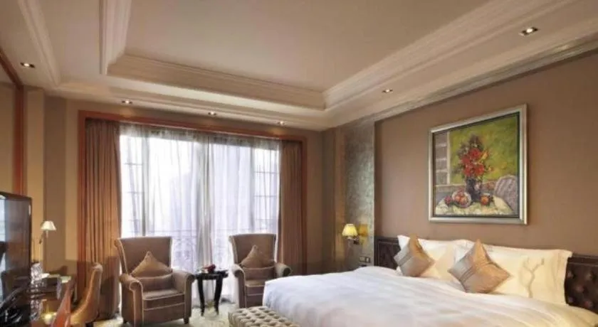 Bed in Chateau StarRiver Guangzhou Peninsula