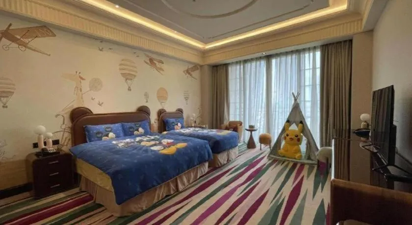 Bed in Chateau StarRiver Guangzhou Peninsula