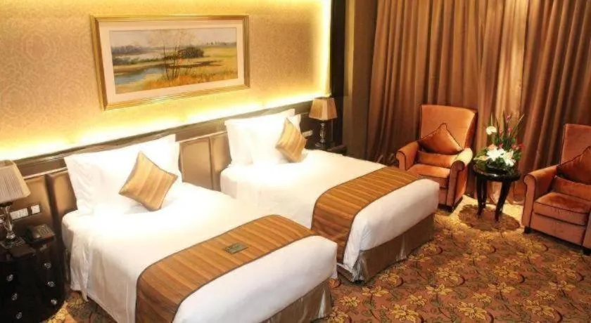 Bed in Chateau StarRiver Guangzhou Peninsula