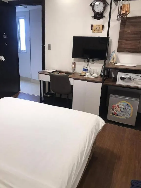 Bed in New Moon Hotel