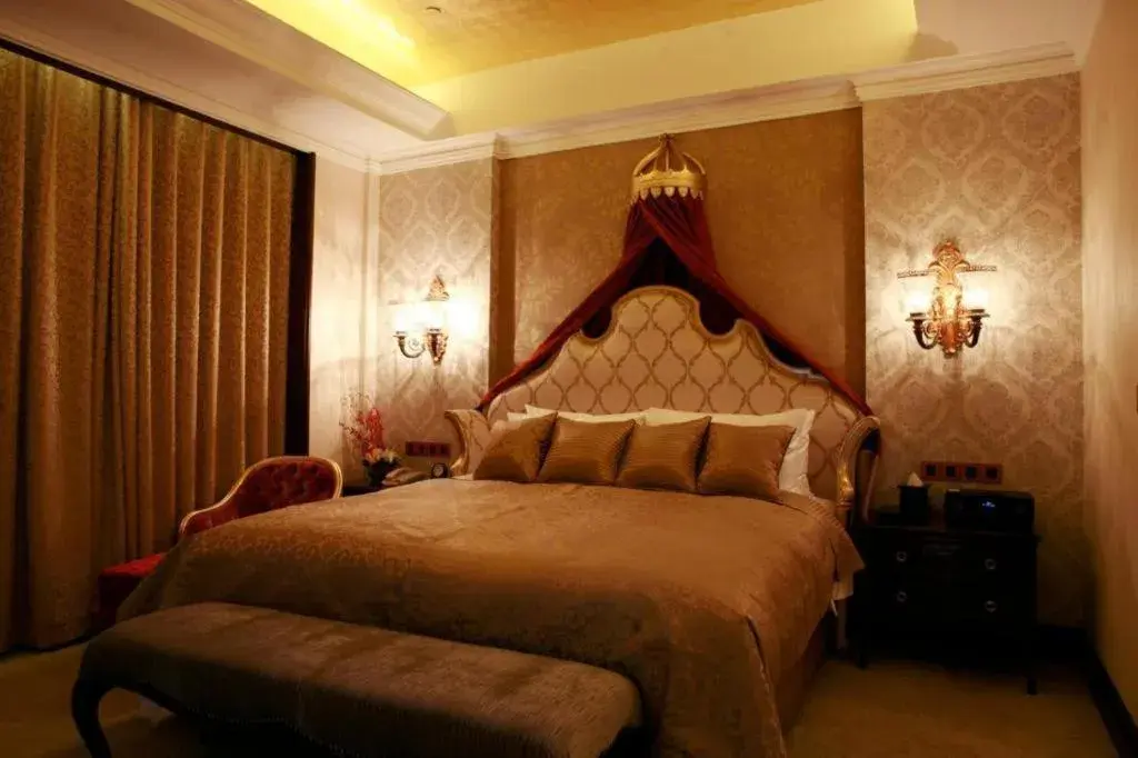 Bed in Xian Grand Noble Hotel Bed in Xian Grand Noble Hotel