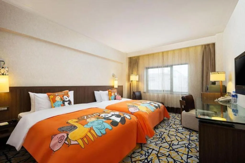 Bed in Xian Grand Noble Hotel