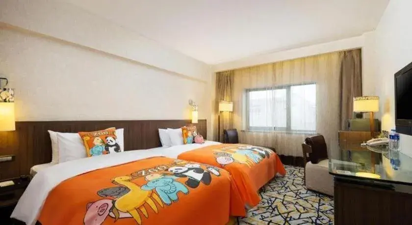 Bed in Xian Grand Noble Hotel Bed in Xian Grand Noble Hotel