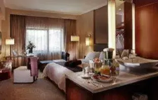 Bed in Xian Grand Noble Hotel Bed in Xian Grand Noble Hotel