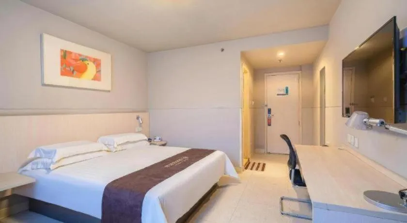 Bed in Magnotel Business Xuzhou Jinying Sudi Road Metro Station