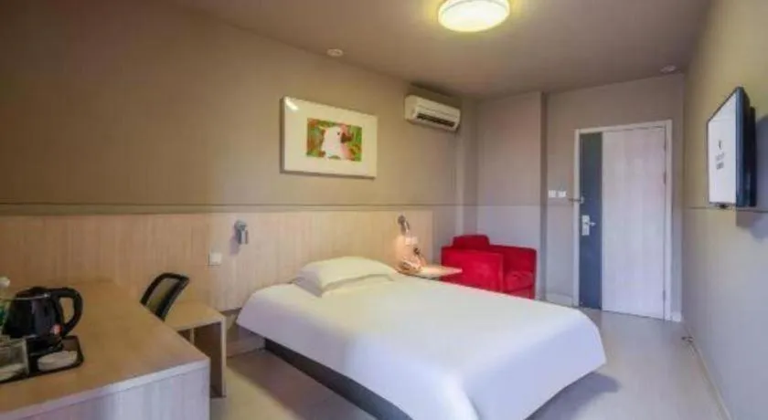 Bed in Jinjiang Inn Zhoushan Putuo Shenjiamen