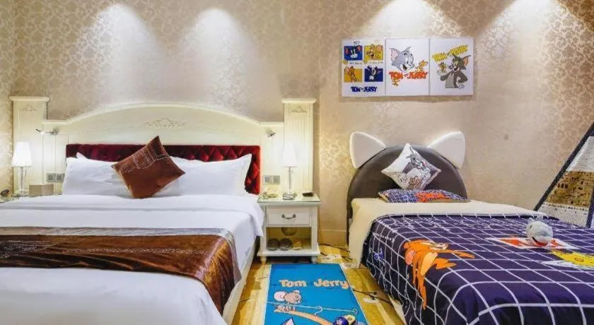 Bed in Guilin Bravo Hotel Grand Wing