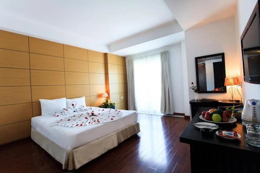 Bed in Paragon Villa Hotel Nha Trang