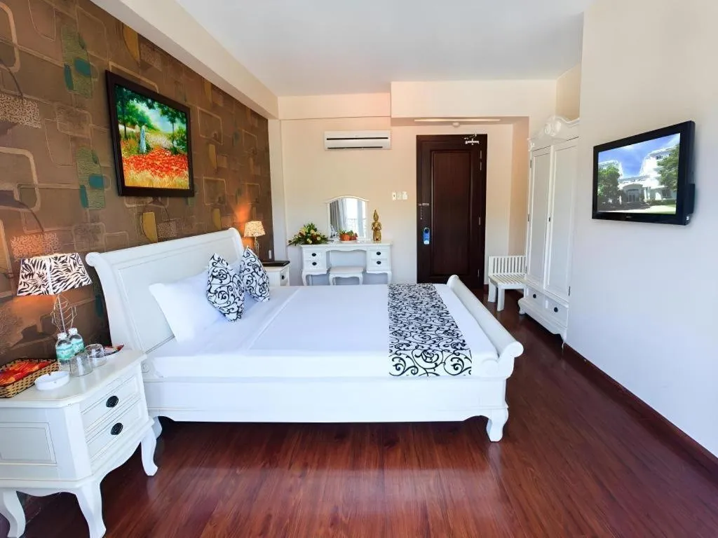 Bed in Paragon Villa Hotel Nha Trang