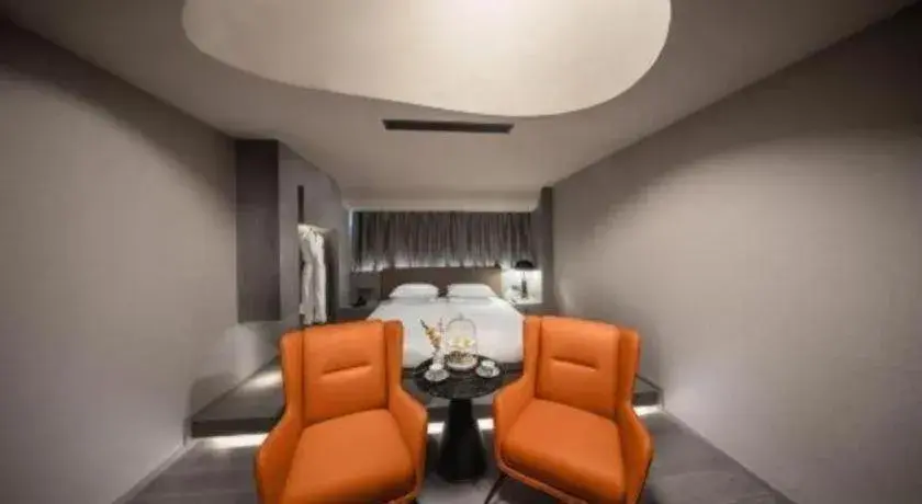 Bed in Hangzhou Blossom Hotel Bed in Hangzhou Blossom Hotel