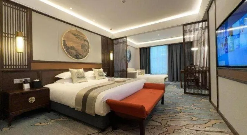 Bed in Hangzhou Blossom Hotel