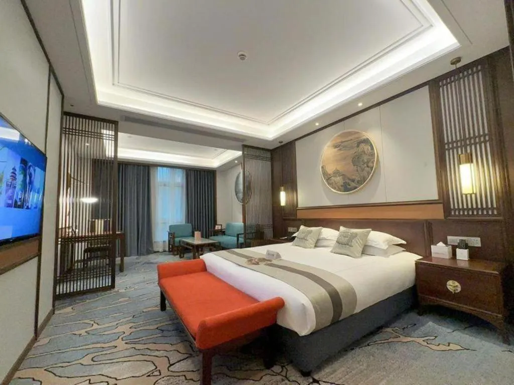 Bed in Hangzhou Blossom Hotel