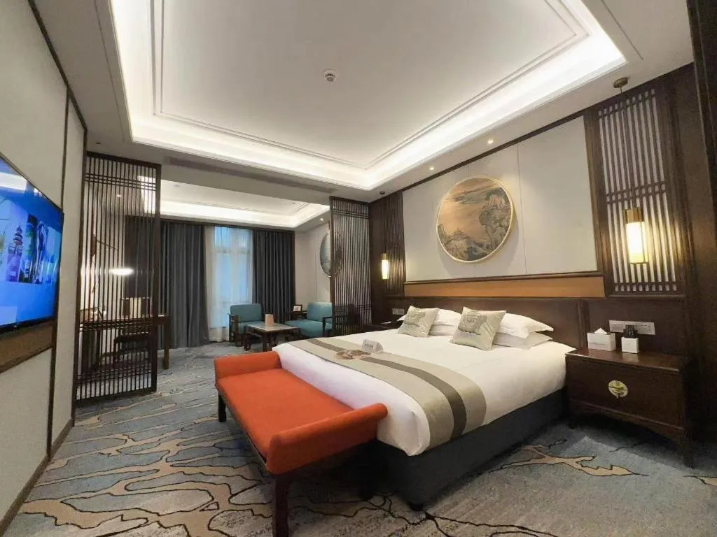 Bed in Hangzhou Blossom Hotel