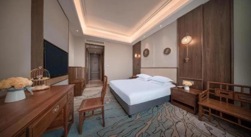 Bed in Hangzhou Blossom Hotel