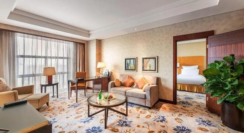 Bed in Kunshan Newport Hotel