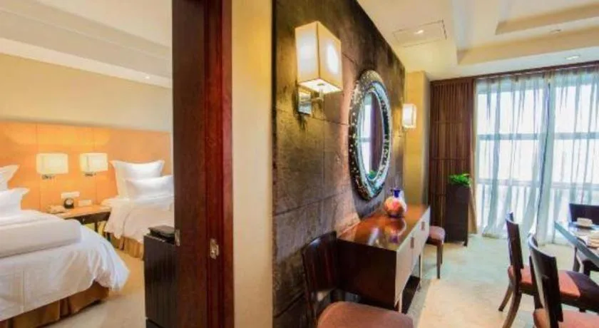 Bed in Kunshan Newport Hotel