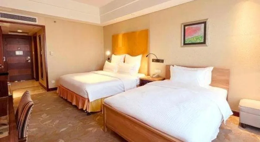 Bed in Kunshan Newport Hotel