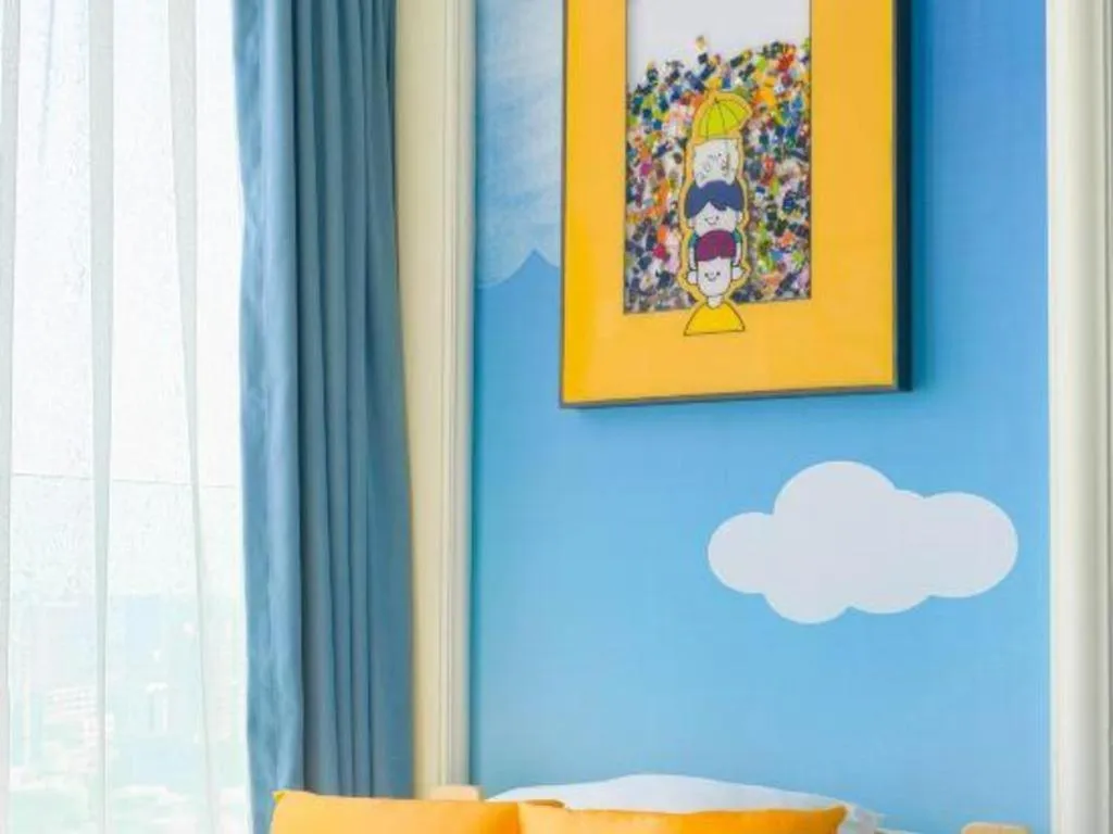 Bed in New Century Grand Hotel Zhejiang Sanli