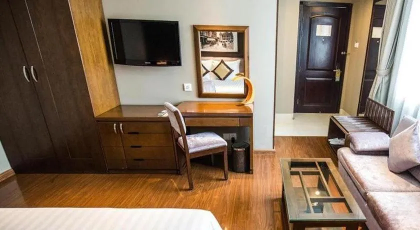 Bed in Grand Silverland Hotel