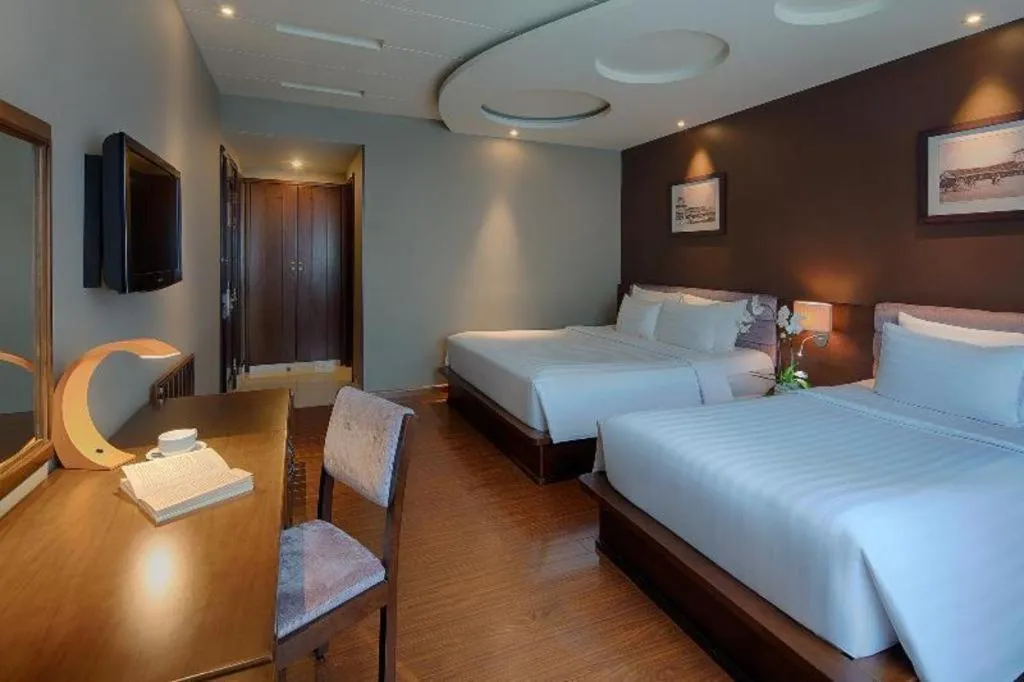 Bed in Grand Silverland Hotel