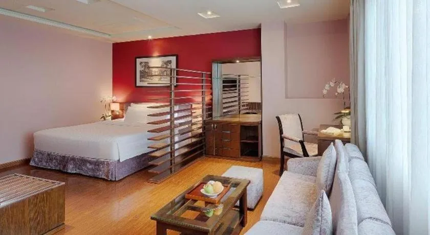 Bed in Grand Silverland Hotel