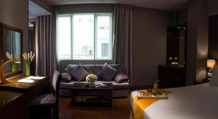 Bed in Grand Silverland Hotel