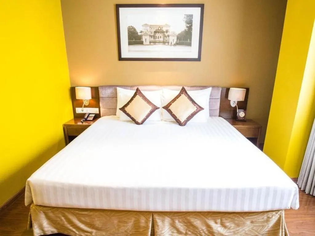 Bed in Grand Silverland Hotel